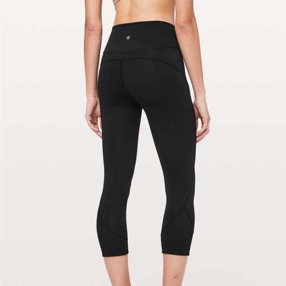 Lululemon In Movement Crop Everlux | Black | Size 4 - Picture 2 of 6
